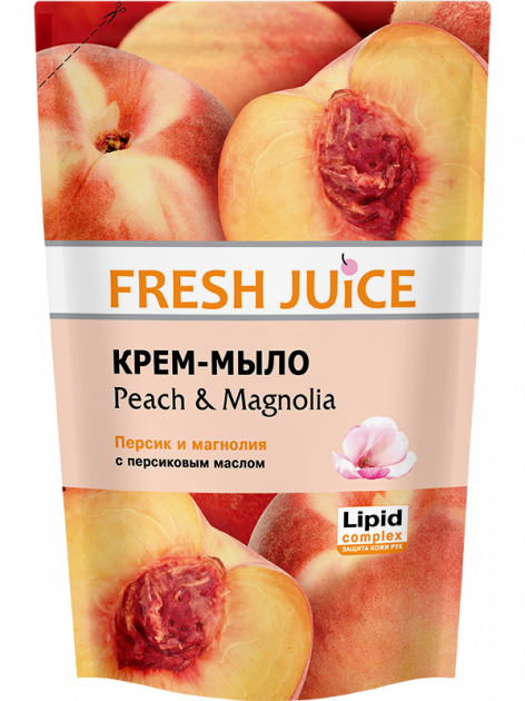 Fresh Juice Крем-Мыло 460мл. Персик+магнолия  пакет Производитель: Украина Эльфа